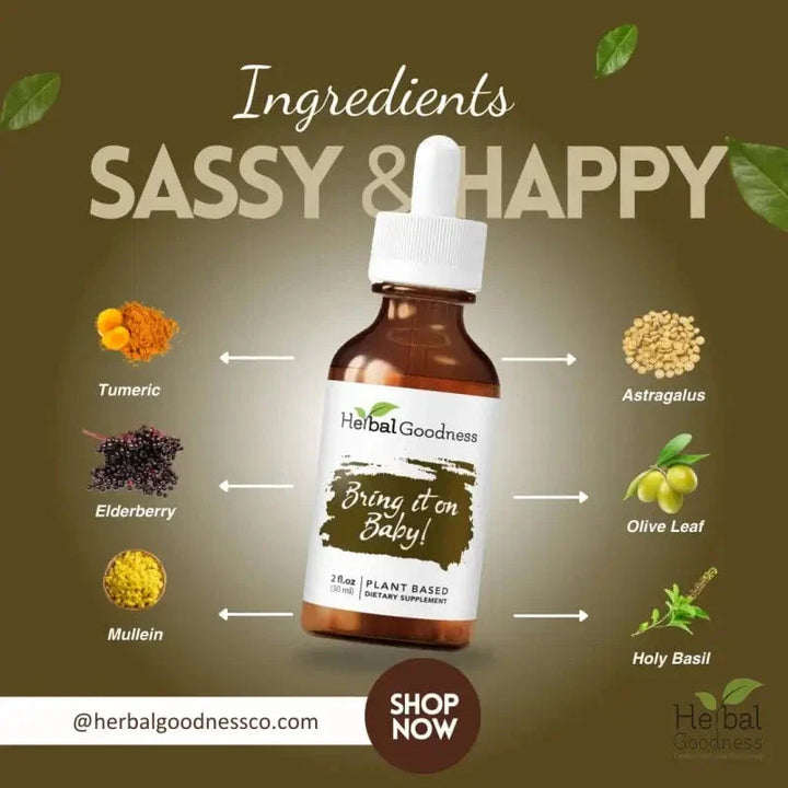 Bring it on Baby! - 2fl.oz -Plant Based - Dietary Supplement, Strengthen Immune System - Herbal Goodness Liquid Extract Herbal Goodness 