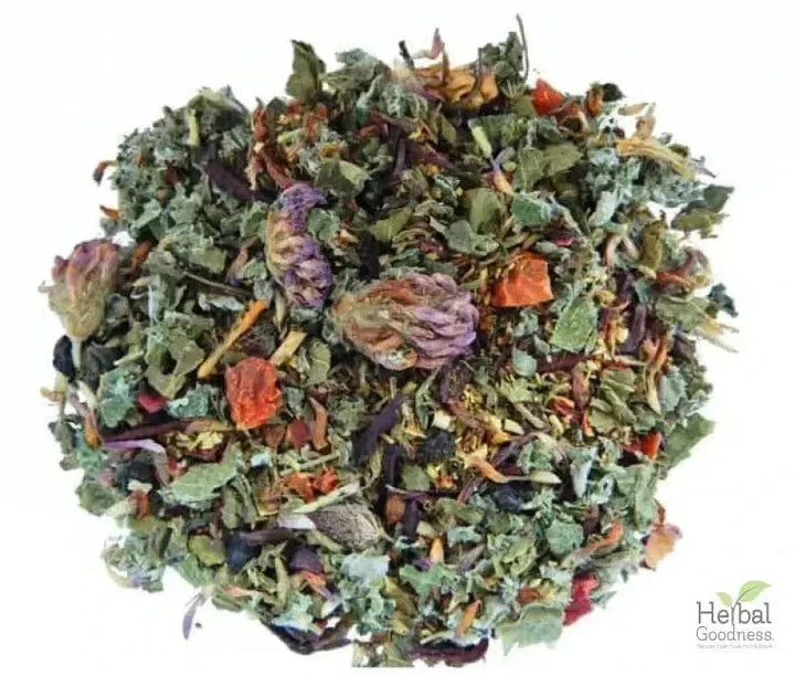 Bulk Loose Leaf Teas & Tisanes - Organic 4oz - Herbal Wellness Teas Bulk Herb Herbal Goodness 