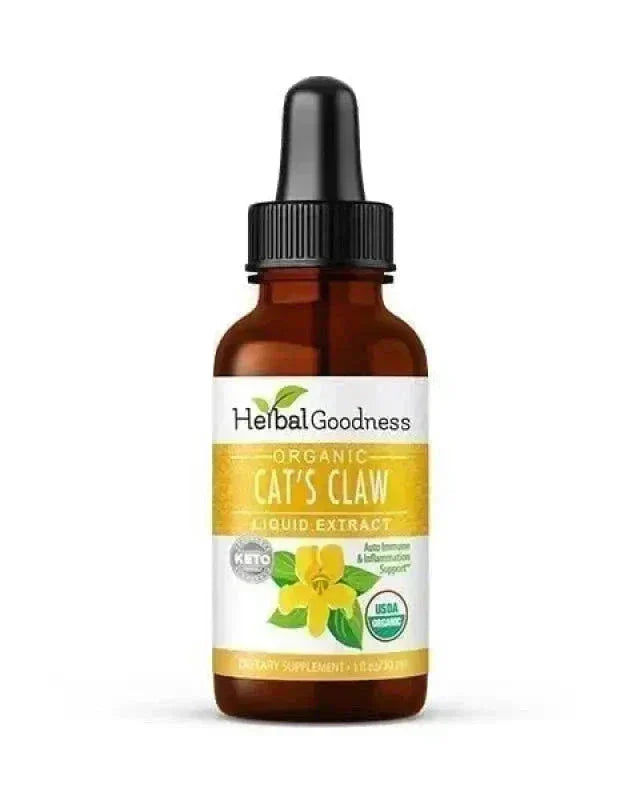 Cat's Claw Extract - Organic Liquid - Herbal Goodness Liquid Extract Herbal Goodness 1oz 