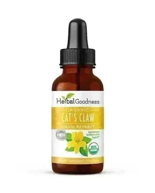 Cat's Claw - Organic - 15X Liquid Extract - Joint Health Liquid Extract Herbal Goodness 1oz 