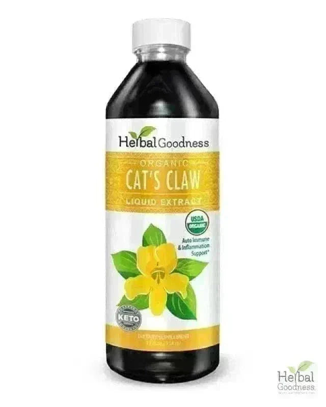 Cat's Claw - Organic 1oz 15X Liquid Extract - Joint Health Liquid Extract Herbal Goodness 12 oz 
