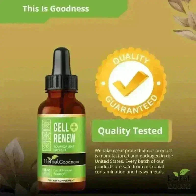 Cell Renew - 15X Liquid Extract - Immunity & Cell Health Liquid Extract Herbal Goodness 