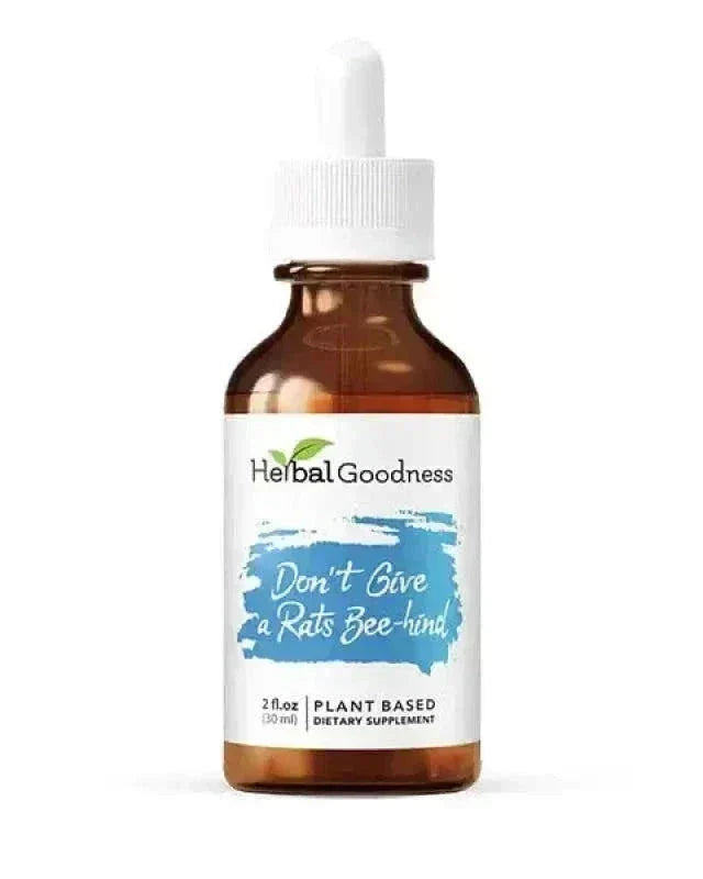 Don't Give a Rats Bee-hind - 2fl.oz - Plant Based - Dietary Supplement Liquid Extract Herbal Goodness 