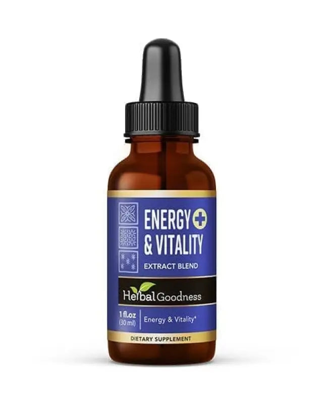 Energy and Vitality - 1oz 15X Liquid Extract - Energy & Performance Liquid Extract Herbal Goodness 1 oz 