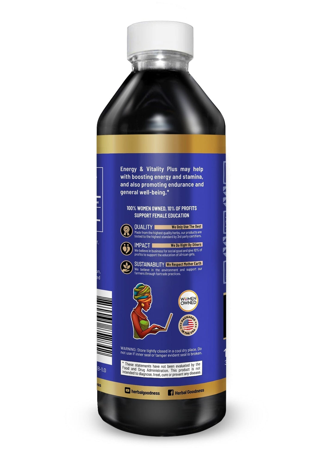 Energy and Vitality - 1oz 15X Liquid Extract - Energy & Performance Liquid Extract Herbal Goodness 