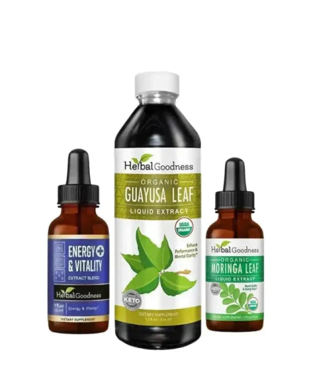 Energy Stack Bundle – Natural Energy & Focus Supplements | Buy Online Bundle Herbal Goodness 