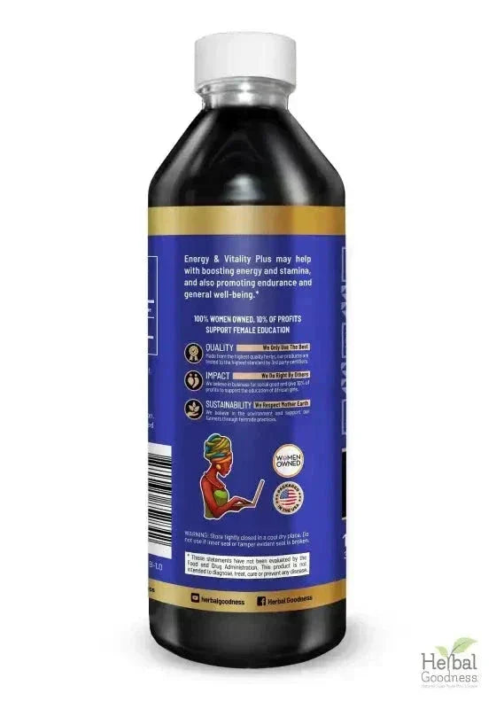 Energy and Vitality - 15X Liquid Extract - Energy & Performance Liquid Extract Herbal Goodness 