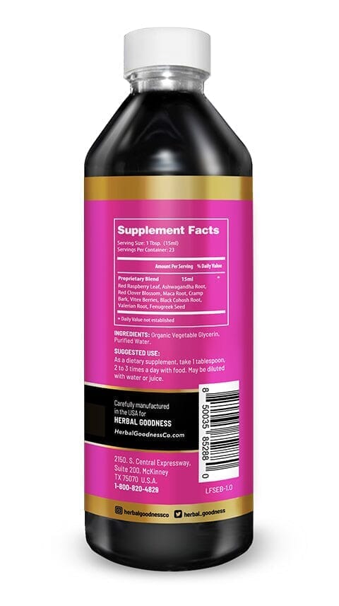 Female Support - 15X Liquid Extract - Female Hormone Balance Liquid Extract Herbal Goodness 