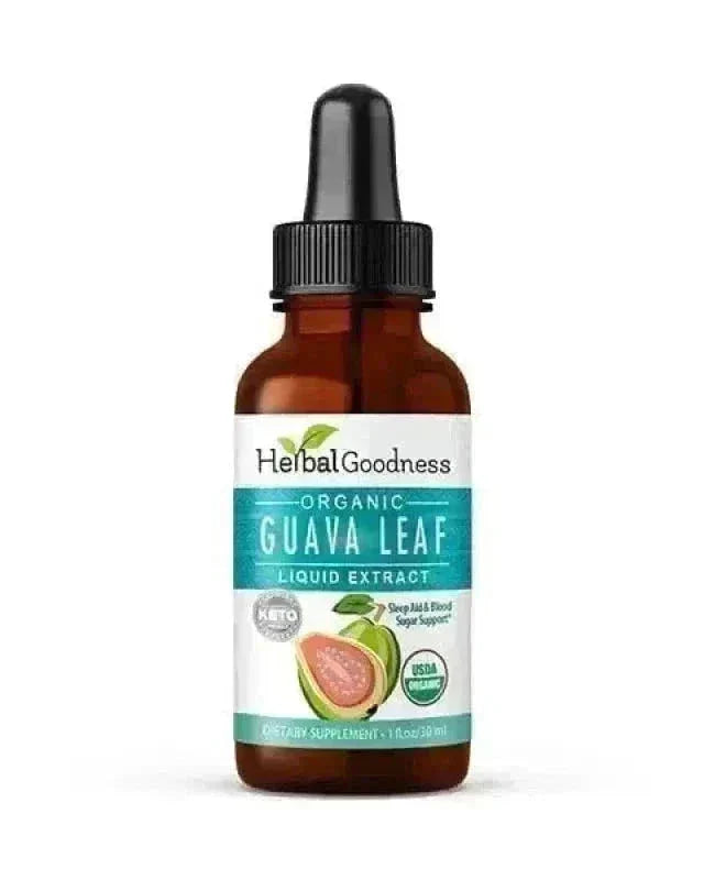 Guava Leaf - Organic 1oz 15X Liquid Extract - Immunity & Herbal Health Liquid Extract Herbal Goodness 1oz 