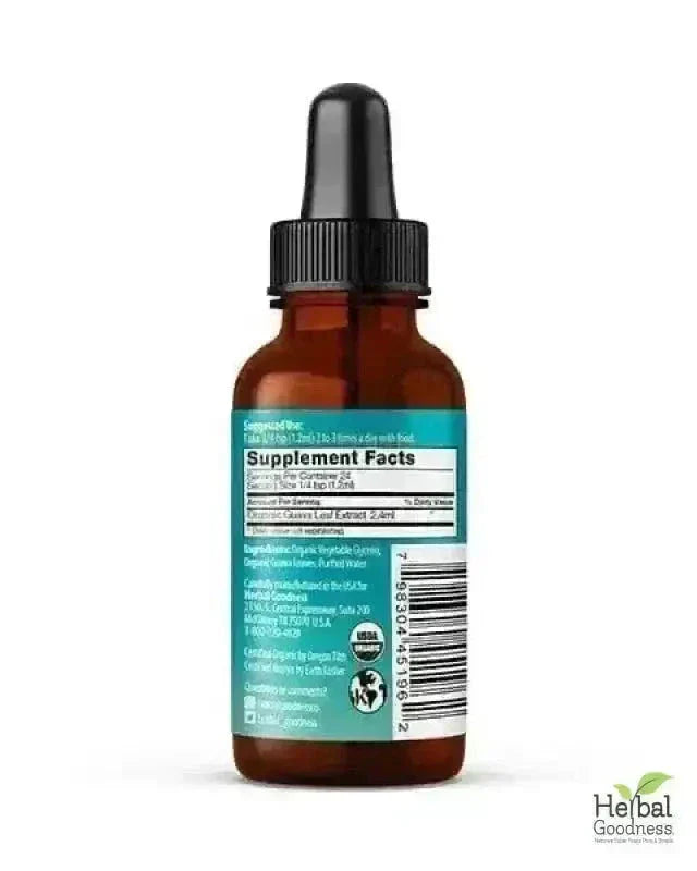 Guava Leaf - Organic 15X Liquid Extract - Immunity & Herbal Health Liquid Extract Herbal Goodness 