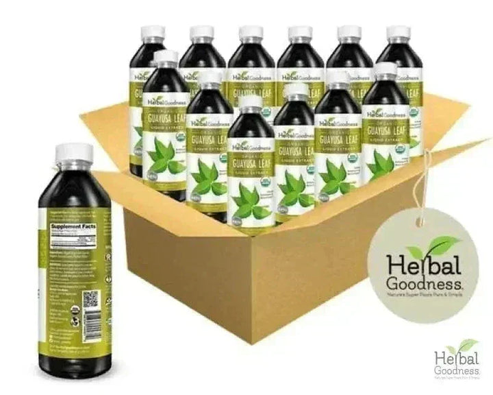 Guayusa Leaf Extract - Organic - Liquid - Herbal Goodness Liquid Extract Herbal Goodness 12 oz Case(12) 