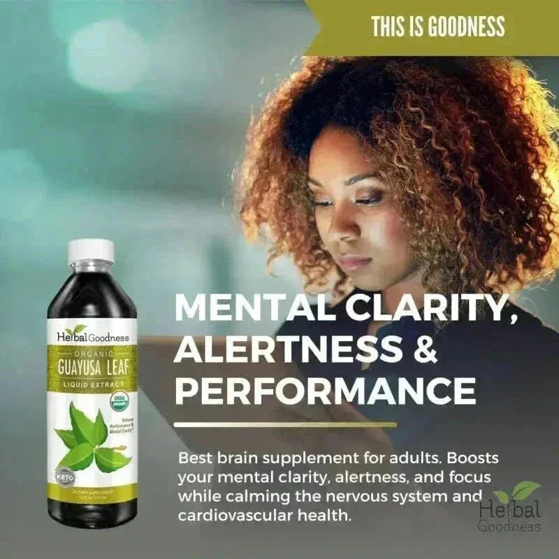 Guayusa Leaf Extract - Organic - Liquid - Herbal Goodness Liquid Extract Herbal Goodness 