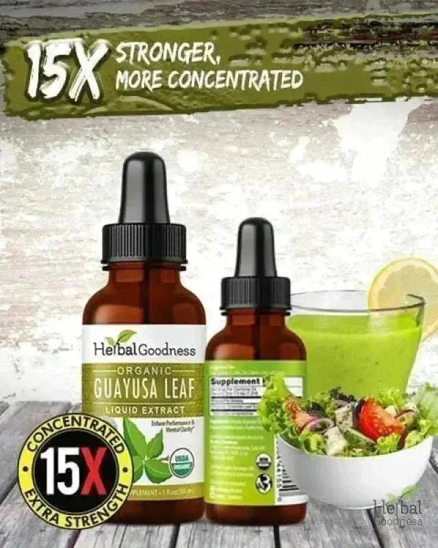 Guayusa Leaf Extract - Organic - Liquid - Herbal Goodness Liquid Extract Herbal Goodness 