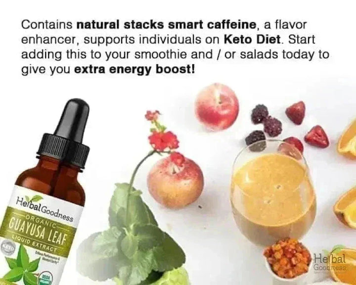 Guayusa Leaf Extract - Organic - Liquid - Herbal Goodness Liquid Extract Herbal Goodness 