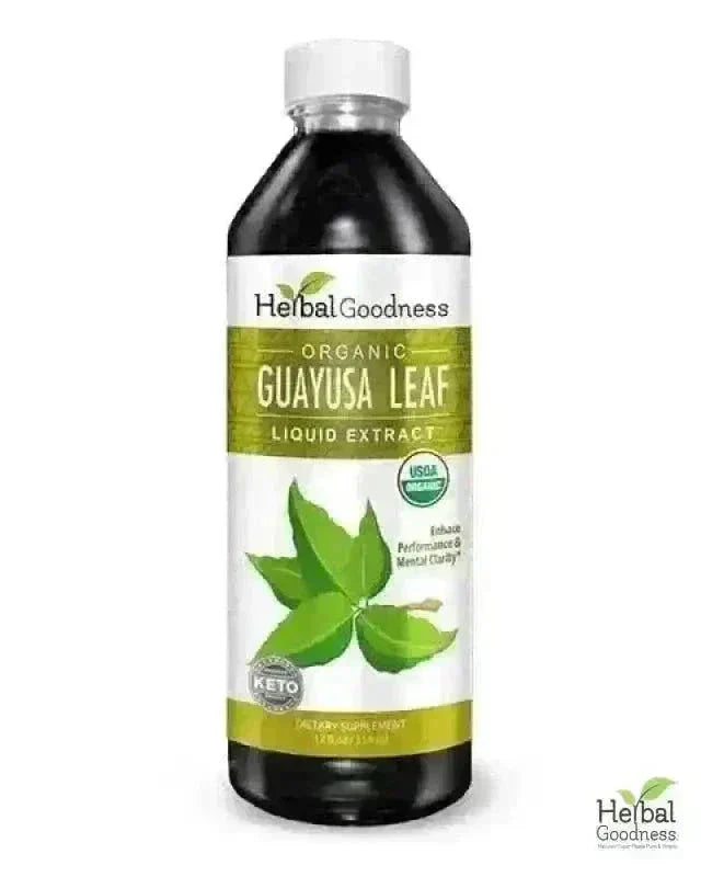 Guayusa Leaf - Organic - 15X Liquid Extract - Energy & Natural Caffeine Liquid Extract Herbal Goodness 12oz 