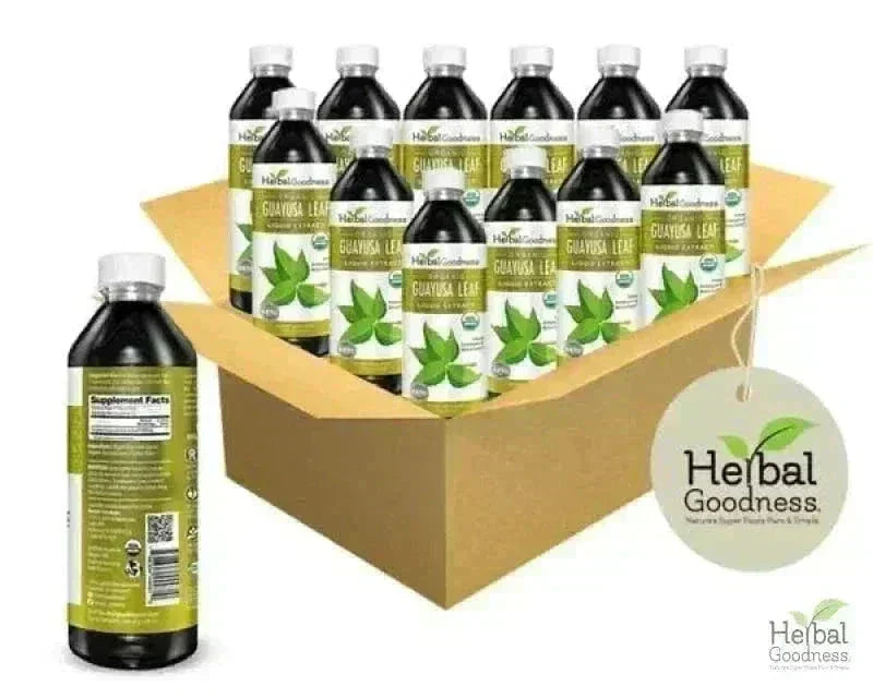 Guayusa Leaf Extract - Organic - Liquid Liquid Extract Herbal Goodness 12 oz Case(12) 