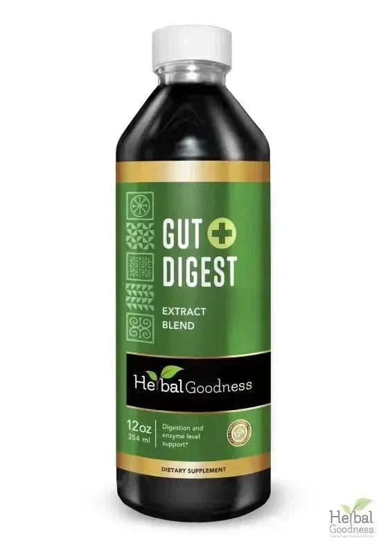Gut Digest Plus - Organic 15X Liquid Extract - Gut & Immunity Liquid Extract Herbal Goodness 12 oz 