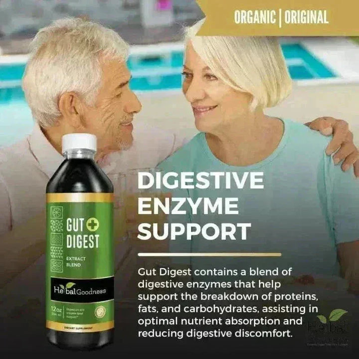 Gut Digest Plus - Organic 1oz 15X Liquid Extract - Gut & Immunity Liquid Extract Herbal Goodness 
