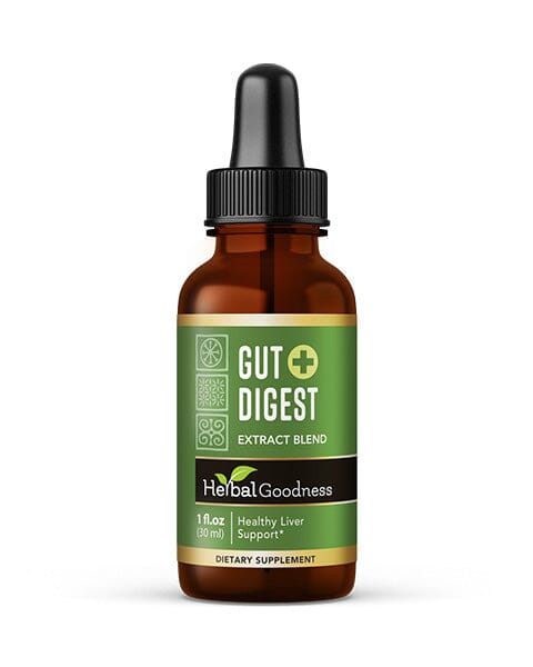 Gut Digest Plus - Organic - Liquid Liquid Extract Herbal Goodness 1 oz 