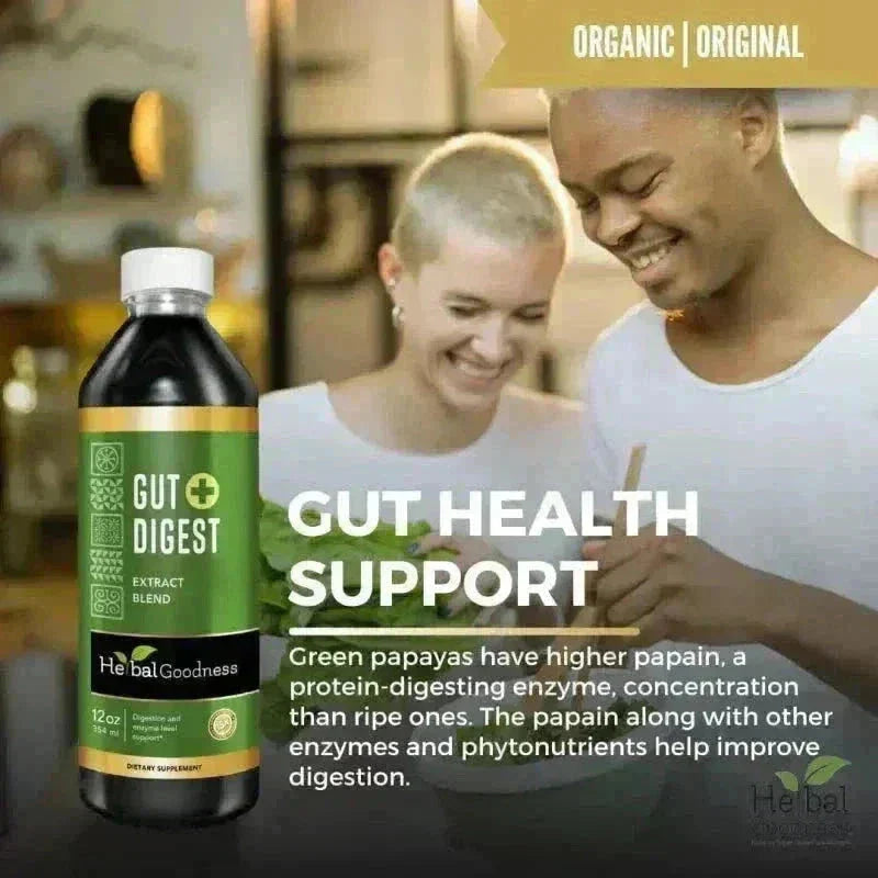 Gut Digest Plus - Organic - Liquid Liquid Extract Herbal Goodness 