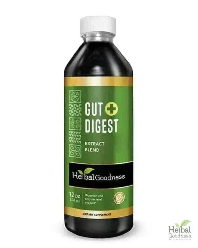 Gut Digest Plus - Organic - Liquid Liquid Extract Herbal Goodness 12 oz 