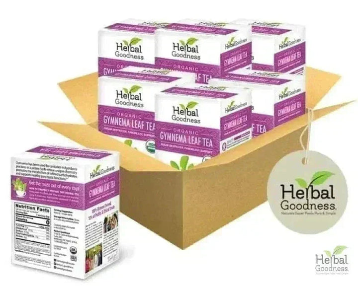 Gymnema Leaf Extract - Organic - Tea 24/2g - Herbal Goodness Tea & Infusions Herbal Goodness Case(6) 