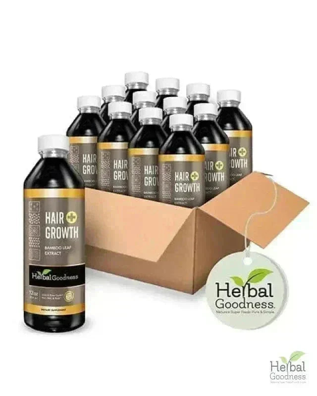 Hair Growth Plus - Organic - Liquid Tincture - Herbal Goodness Liquid Extract Herbal Goodness 12 oz Case(12) 