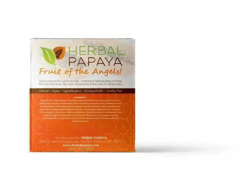 Herbal Papaya Bath Soap - 2 bars/3.5oz - Herbal Goodness Body Care Herbal Goodness 