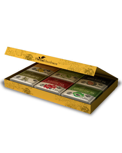 Herbal Tea Gift Set – Wellness Tea Gift Variety Collection - Organic 24 Teabags
