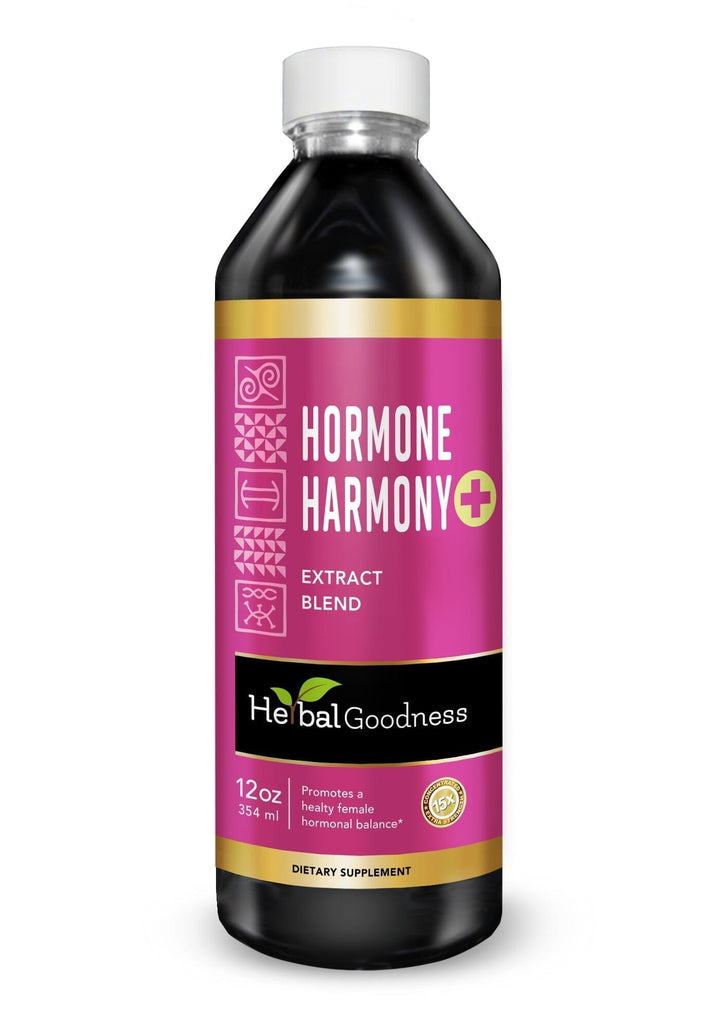 Hormone Harmony - 15X Liquid Extract - Female Menopausal Aid Liquid Extract Herbal Goodness 12 oz 
