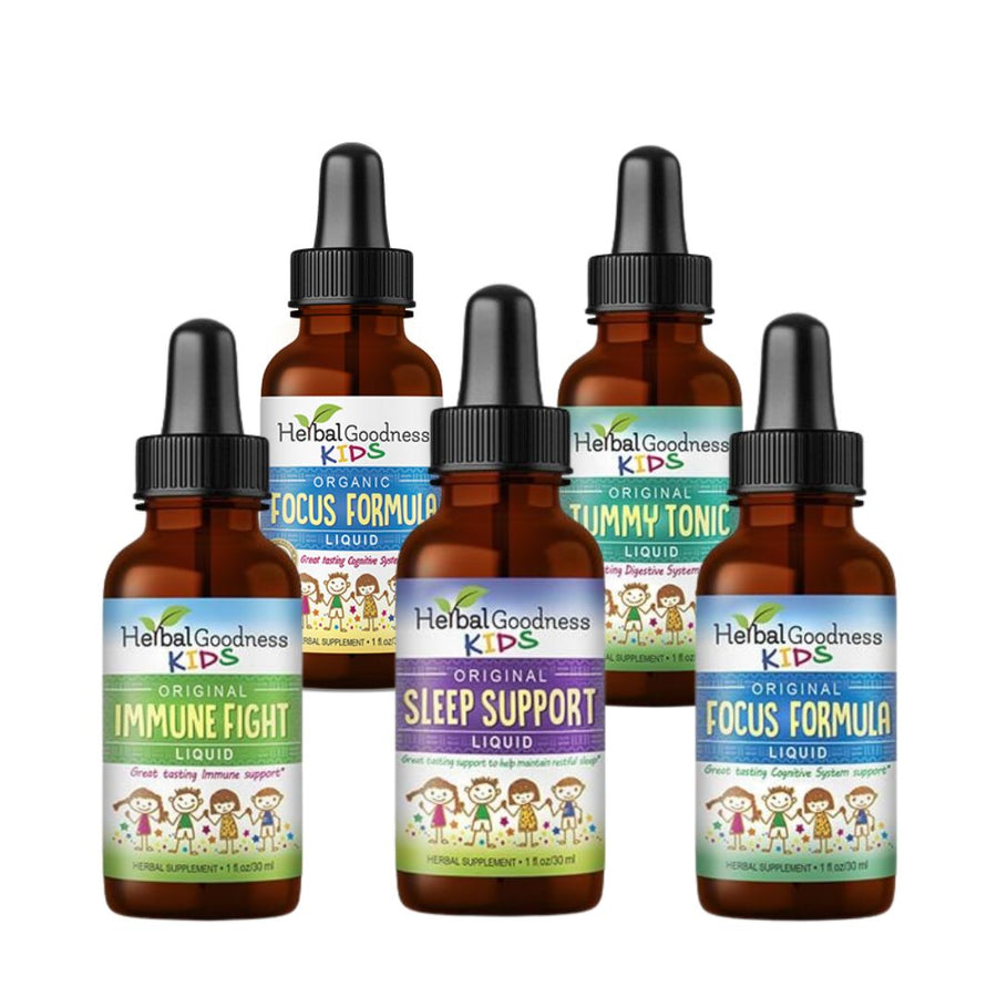 Kid’s Collection Liquid Extracts - Natural Herbs - Herbal Goodness Buy Liquid Extract