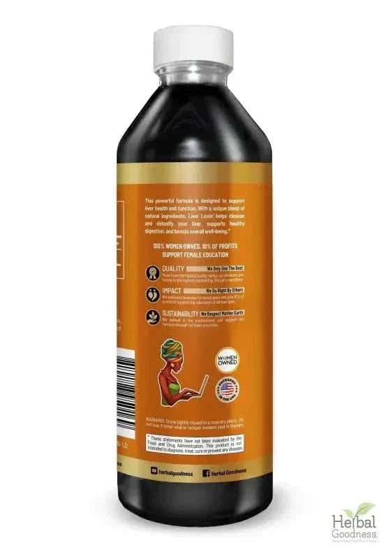 Liver Lovin’ 15X Liquid Extract – Herbal Liver Detox & Cleanse Support Liquid Extract Herbal Goodness 