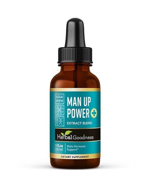 Man-Up Power - 15X Liquid Extract - Male Hormone & Vitality Liquid Extract Herbal Goodness 1 oz 