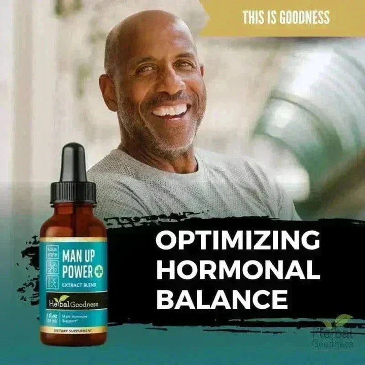 Man-Up Power - 15X Liquid Extract - Male Hormone & Vitality Liquid Extract Herbal Goodness 