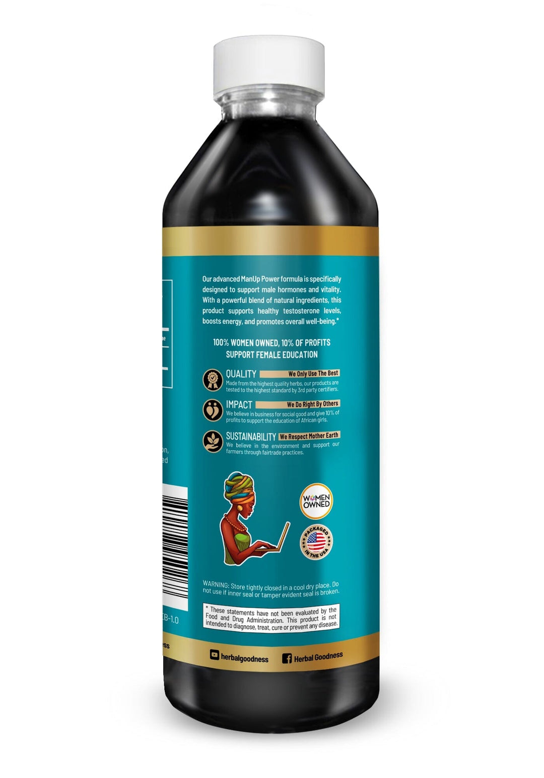 Man-Up Power Liquid Extract Liquid Extract Herbal Goodness 