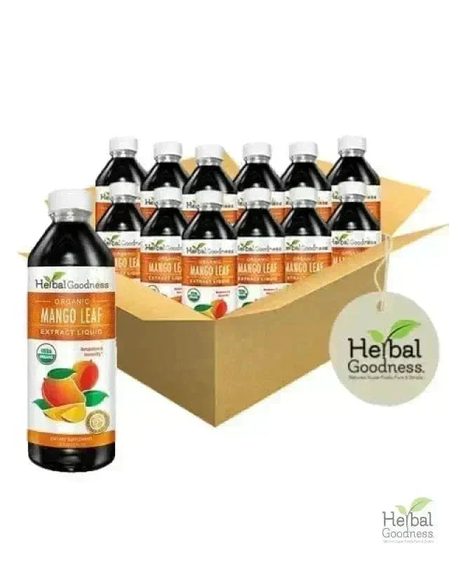 Mango Leaf Extract – Liquid Herbal Formula | Plant-Based Botanical Blend Liquid Extract Herbal Goodness 12 oz Case(12) 