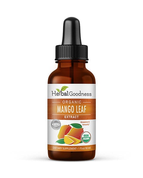Mango Leaf Extract – Liquid Extract - 1oz Liquid Extract Herbal Goodness 1 oz 