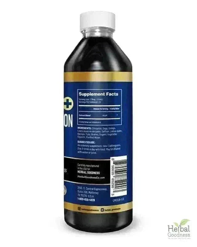 Memory and Cognition Liquid Extract Liquid Extract Herbal Goodness 