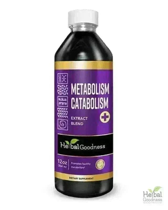 Metabolism and Catabolism - 1oz 15X Liquid Extract - Blood Sugar Liquid Extract Herbal Goodness 12 oz 