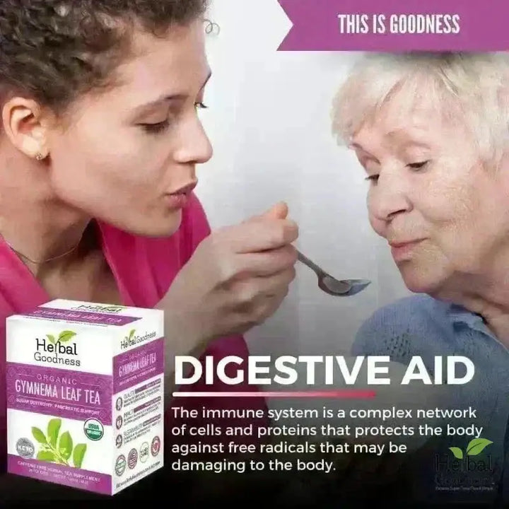 Gymnema Leaf Tea - Organic 24/2g Tea bags - Metabolism & Blood Sugar Tea & Infusions Herbal Goodness 