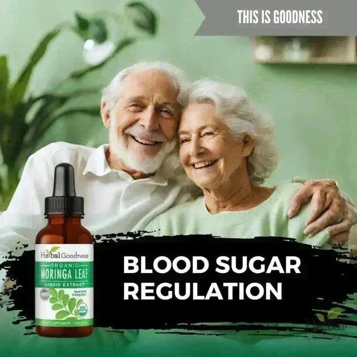 Moringa Leaf Extract Liquid - Organic - 15X Strength Liquid Extract Herbal Goodness 