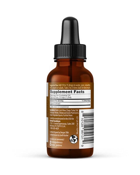 Mushroom Blend Extract - Immunity Liquid Extract Herbal Goodness 