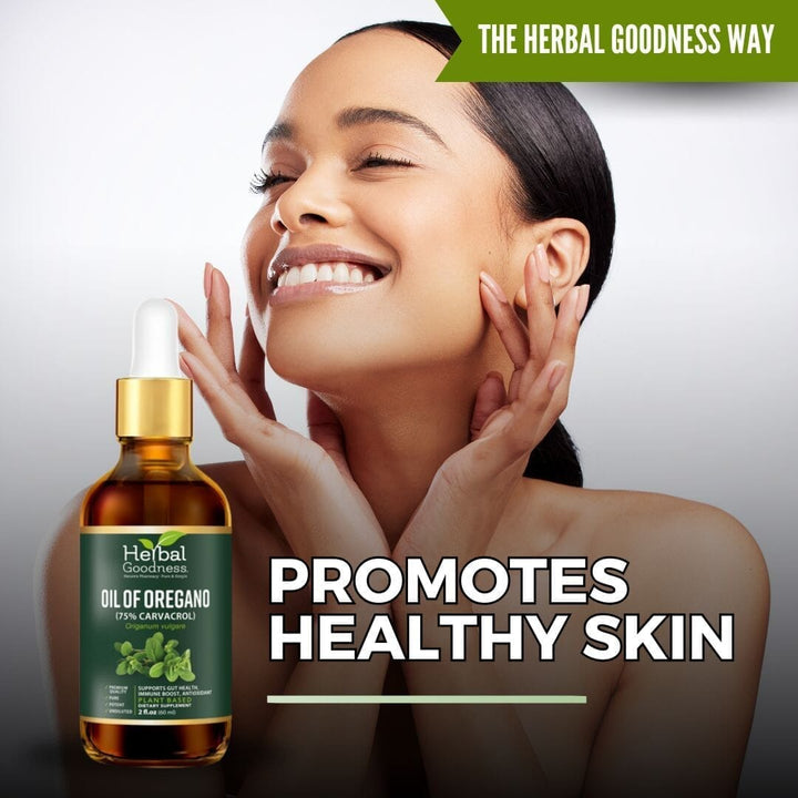 Oil Of Oregano (75% Carvacrol) - 2oz Liquid - Immune Boost Liquid Extract Herbal Goodness 