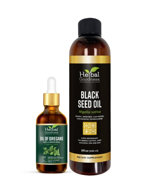 Oil of Oregano & Black Seed Oil Bundle - Herbal Goodness