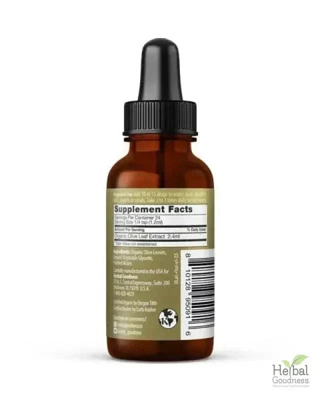 Olive Leaf - 15X Liquid Extract - Immunity & Performance Liquid Extract Herbal Goodness 