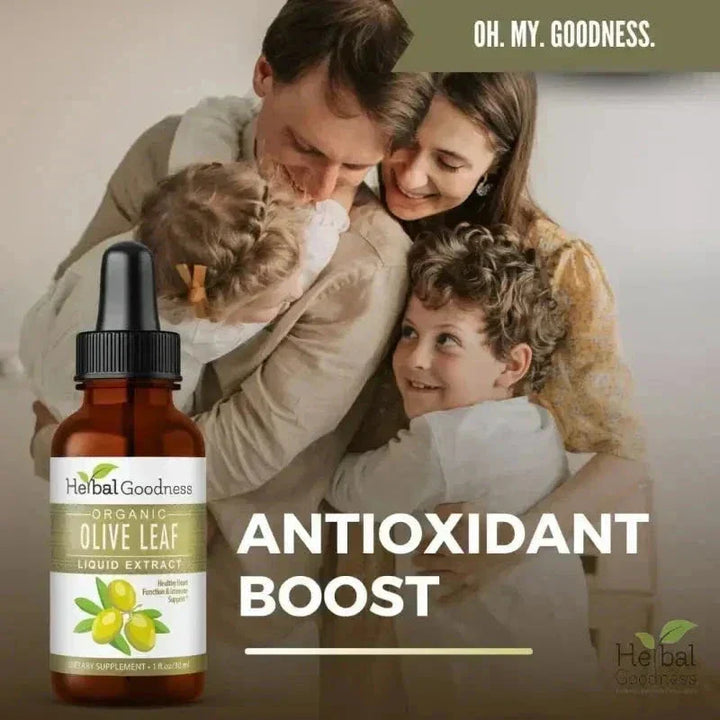 Olive Leaf - Organic 15X Liquid Extract - Immunity & Performance Liquid Extract Herbal Goodness 