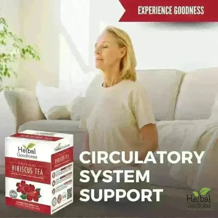Hibiscus Tea - Organic 24/2g Tea bags - Heart Health Tea & Infusions Herbal Goodness 