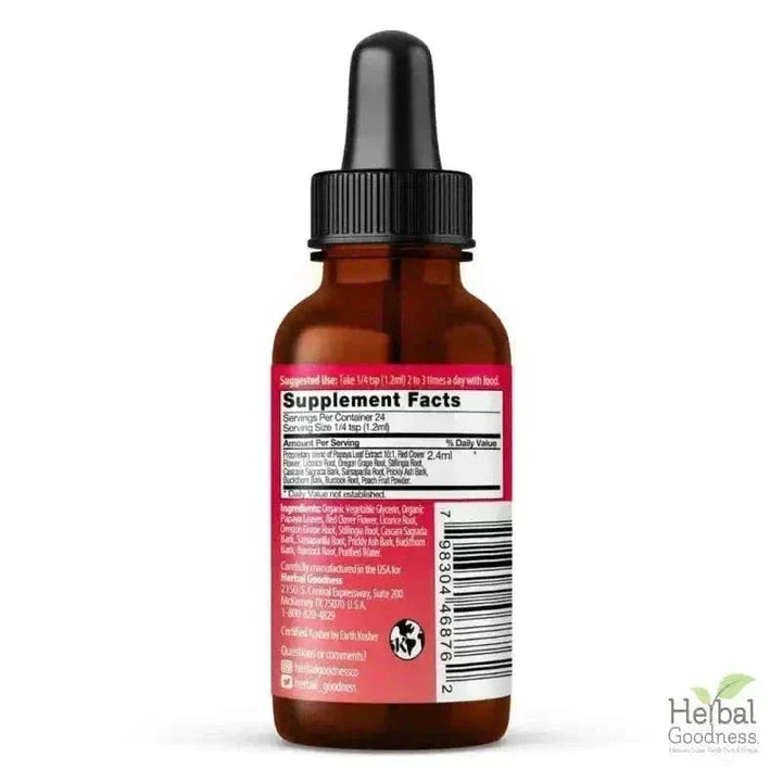 Papaya Leaf Extract Blood Support - Liquid Tincture - Herbal Goodness Liquid Extract Herbal Goodness 