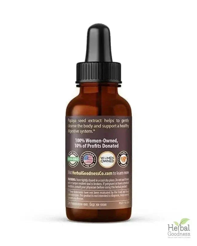 Papaya Seed Extract - Liquid 1oz - Herbal Goodness Liquid Extract Herbal Goodness 