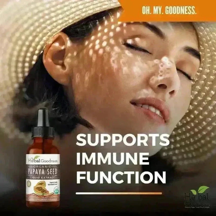 Papaya Seed - Organic 15X Liquid Extract - Colon & Gut Cleanse Liquid Extract Herbal Goodness 